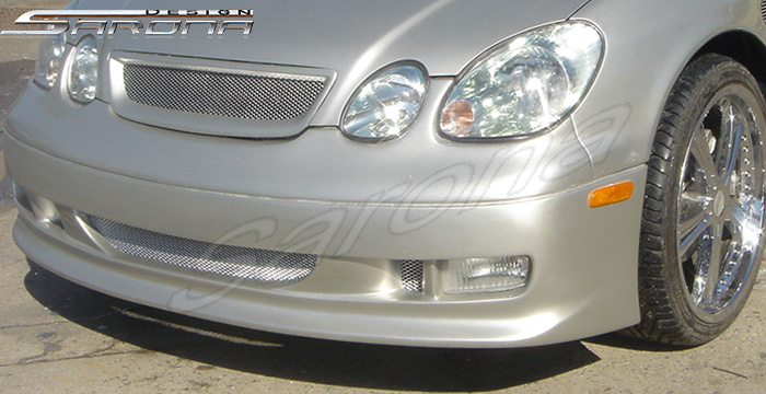Custom Lexus GS300/400 Front Bumper  Sedan (1998 - 2005) - $590.00 (Part #LX-003-FB)
